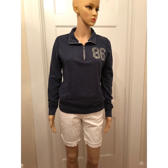 Victoria's Secret PINK Half Zip Sweatshirt Sz XS - Picture 2 of 5